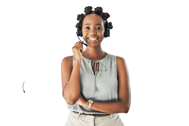 A member of the customer support team